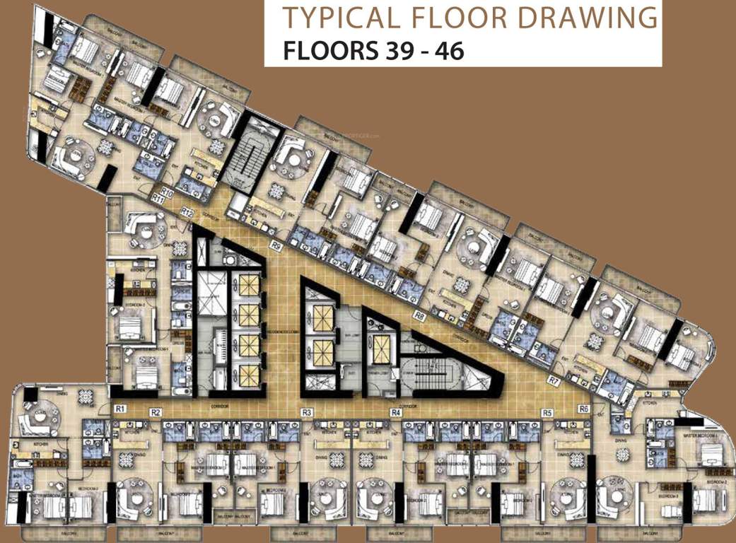 Images for Cluster Plan of Damac Paramount Tower Hotel And Residences