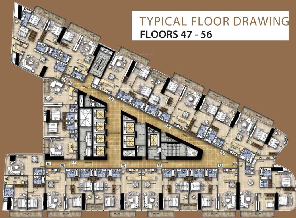Images for Cluster Plan of Damac Paramount Tower Hotel And Residences