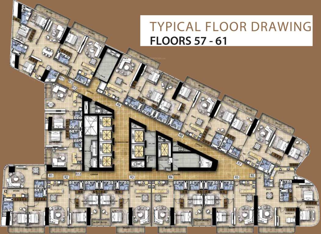 Images for Cluster Plan of Damac Paramount Tower Hotel And Residences