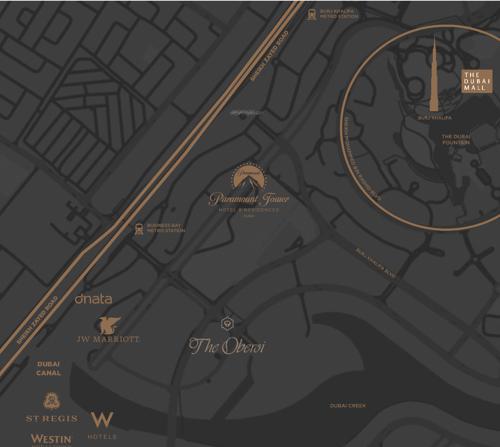 Images for Location Plan of Damac Paramount Tower Hotel And Residences