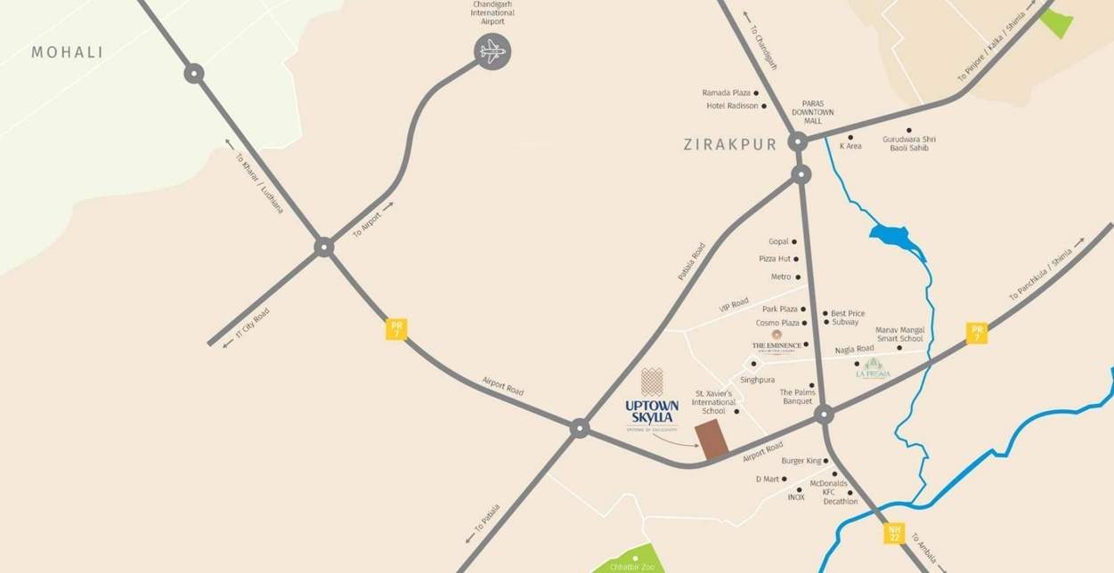  uptown skylla Location Plan