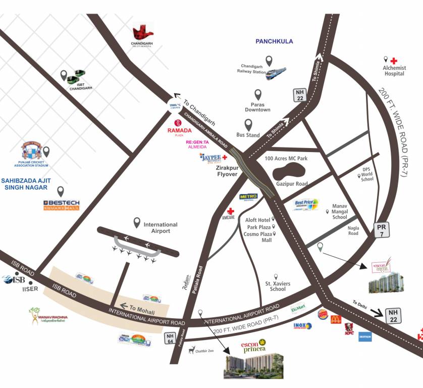  escon primera Location Plan