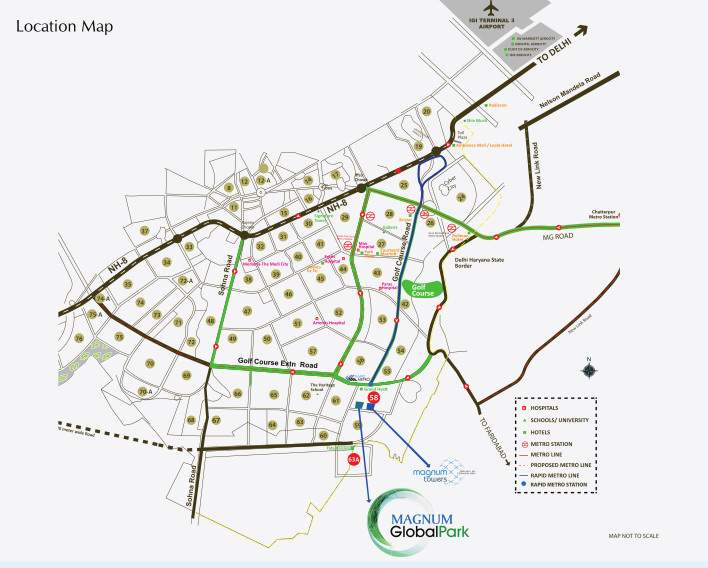  magnum global park Location Plan