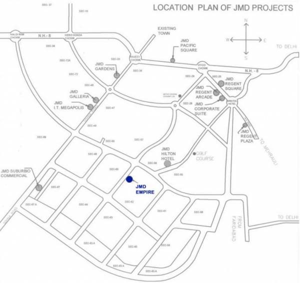 Images for Location Plan of JMD Empire Tower A And B