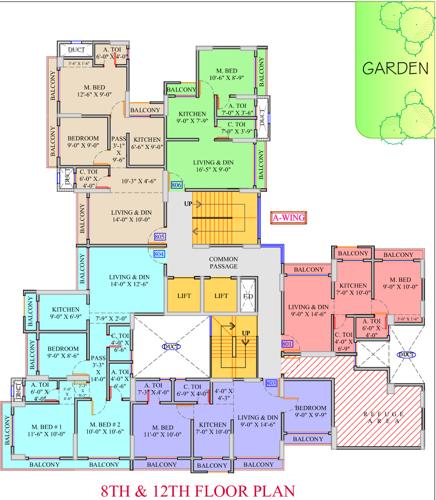  dange-crown-a-wing Images for Cluster Plan of Dange Dange Crown A Wing