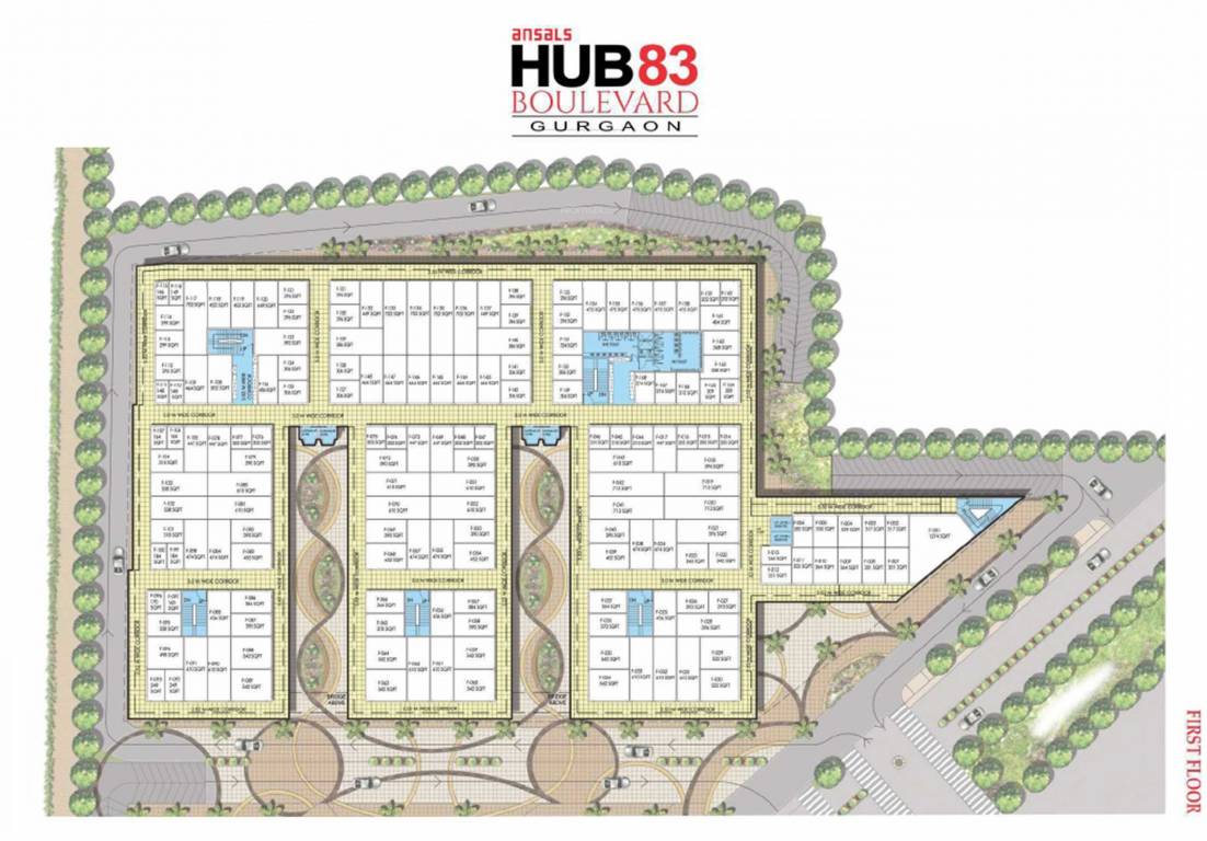 Images for Cluster Plan of Ansal Ansal Hub 83 Boulevard