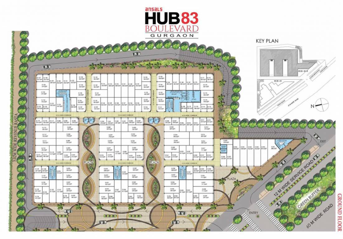 Images for Cluster Plan of Ansal Ansal Hub 83 Boulevard