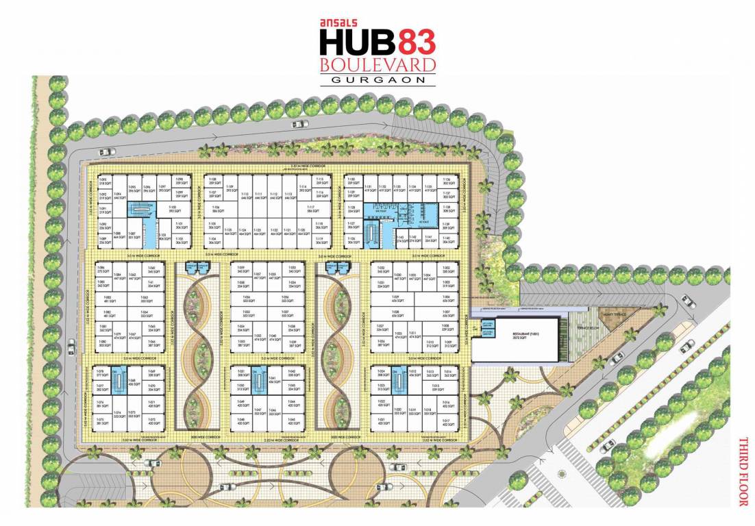 Images for Cluster Plan of Ansal Ansal Hub 83 Boulevard