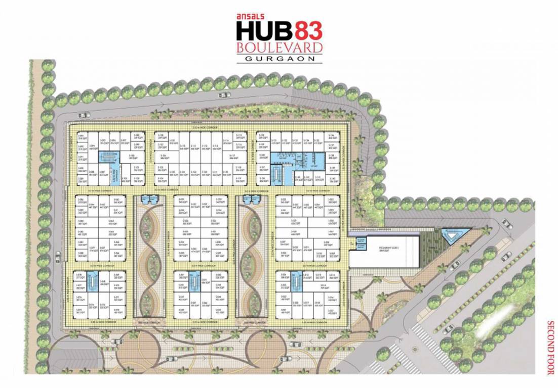 Images for Cluster Plan of Ansal Ansal Hub 83 Boulevard
