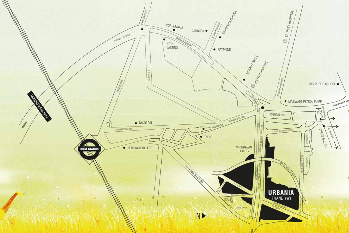 Images for Location Plan of Rustomjee Urbania Azziano Wing D