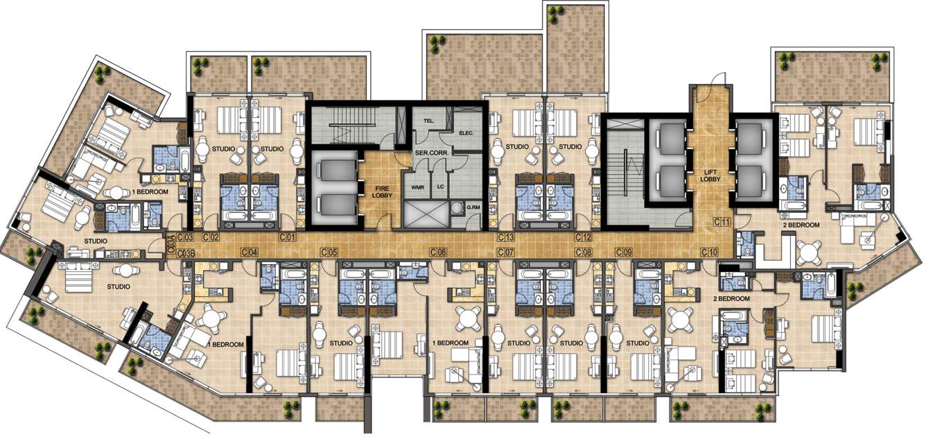 Images for Cluster Plan of Damac Hills Artesia