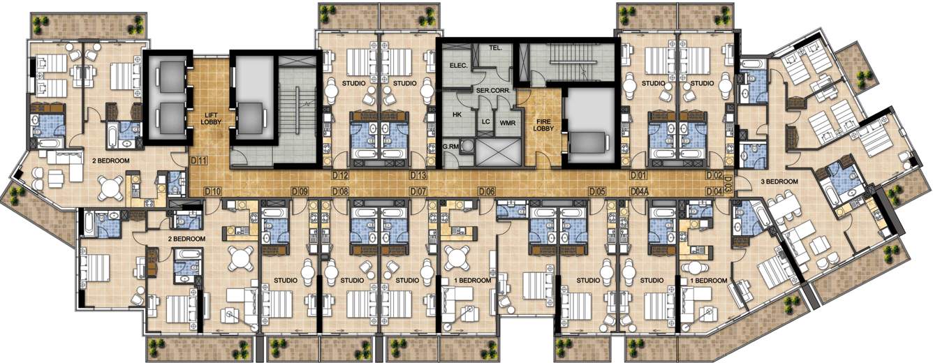 Images for Cluster Plan of Damac Hills Artesia