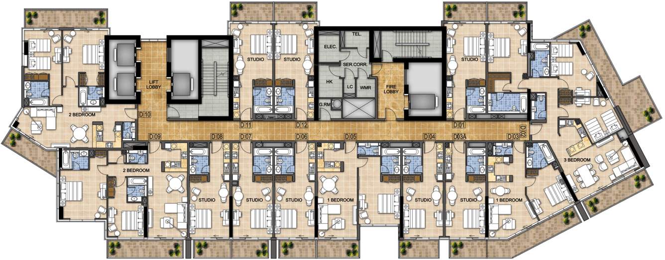 Images for Cluster Plan of Damac Hills Artesia