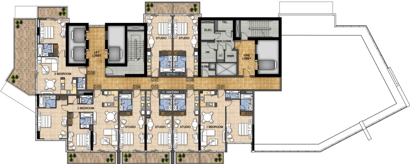 Images for Cluster Plan of Damac Hills Artesia