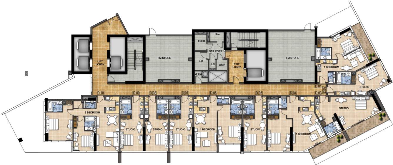 Images for Cluster Plan of Damac Hills Artesia