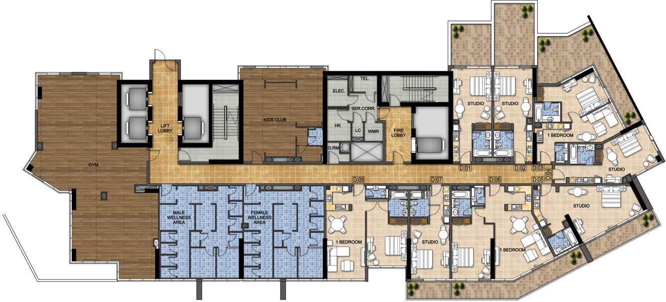 Images for Cluster Plan of Damac Hills Artesia