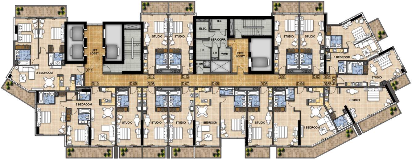 Images for Cluster Plan of Damac Hills Artesia