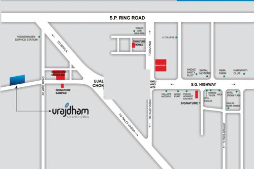  vrajdham Images for Location Plan of Signature Vrajdham