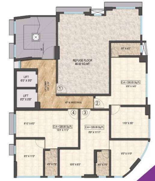  midtown Ajmera Midtown Cluster Plan