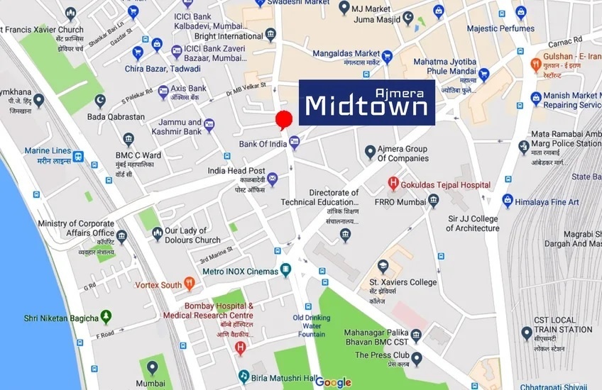  midtown Location Plan