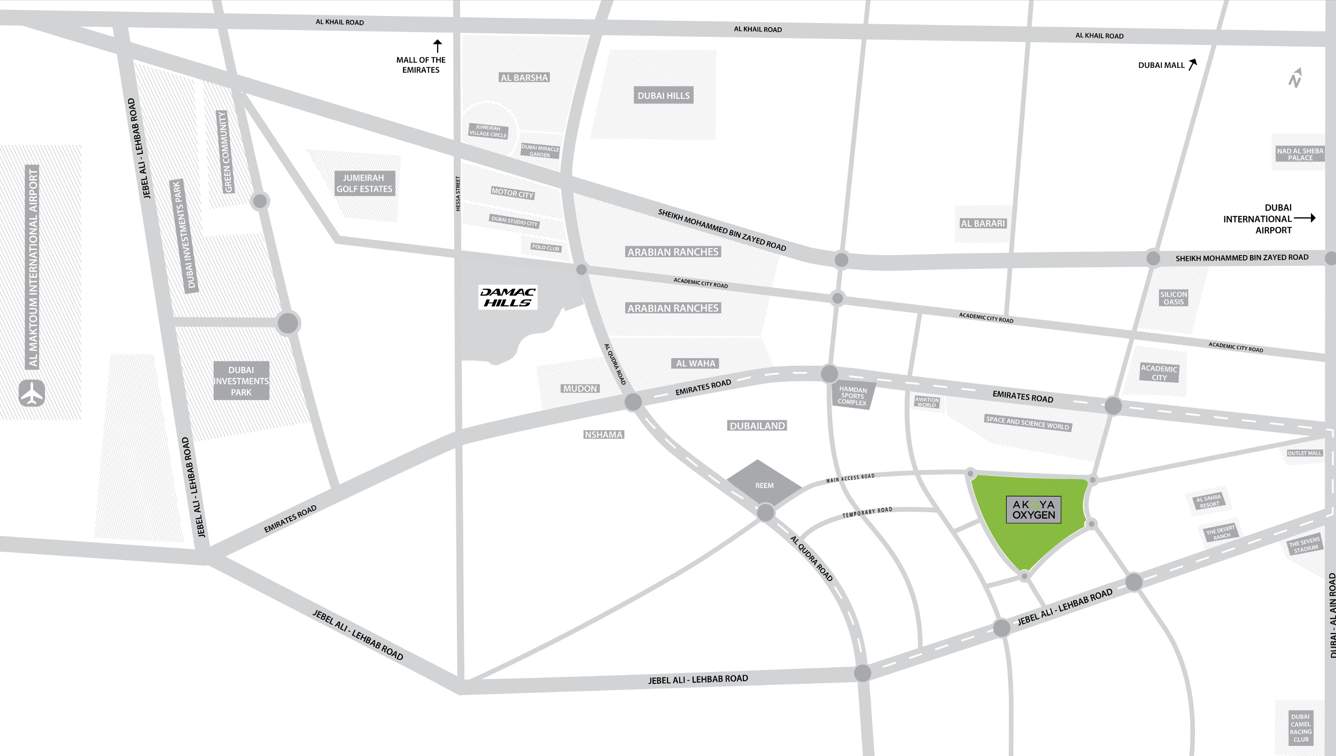 Images for Location Plan of Damac Aquilegia At Akoya Oxygen Cavalli Villas Phase 2