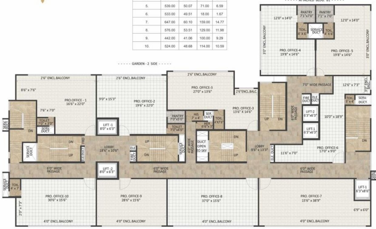  imperial tower a1 1st Floor Imperial Tower A1 Cluster Plan