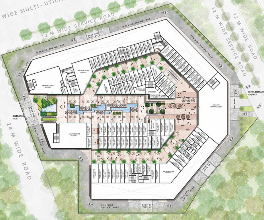 Images for Layout Plan of Elan Miracle Commercial