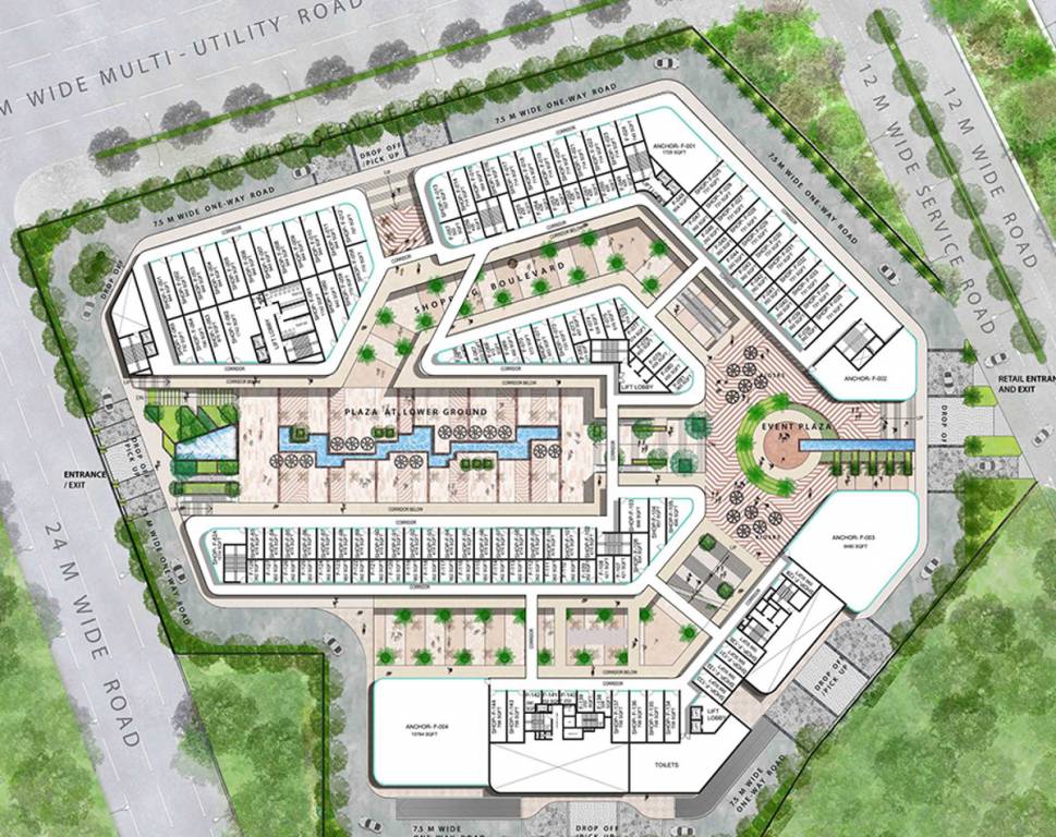 Images for Layout Plan of Elan Miracle Commercial