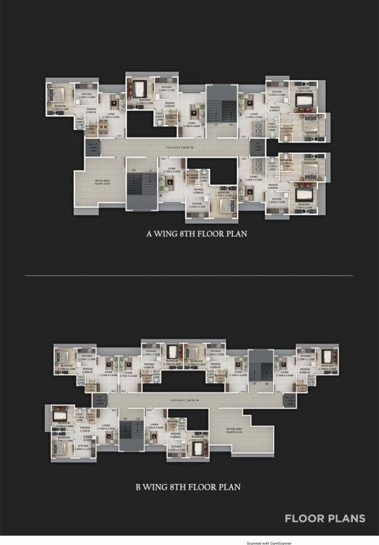  amrut towers Wing A Cluster Plan