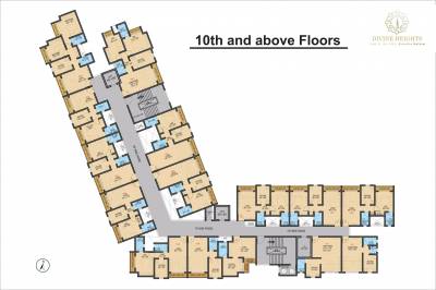  divine-heights Divine Heights Cluster Plan for 10th Floor