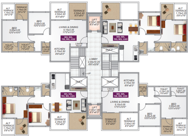  nirvaan oneness Building C Cluster Plan