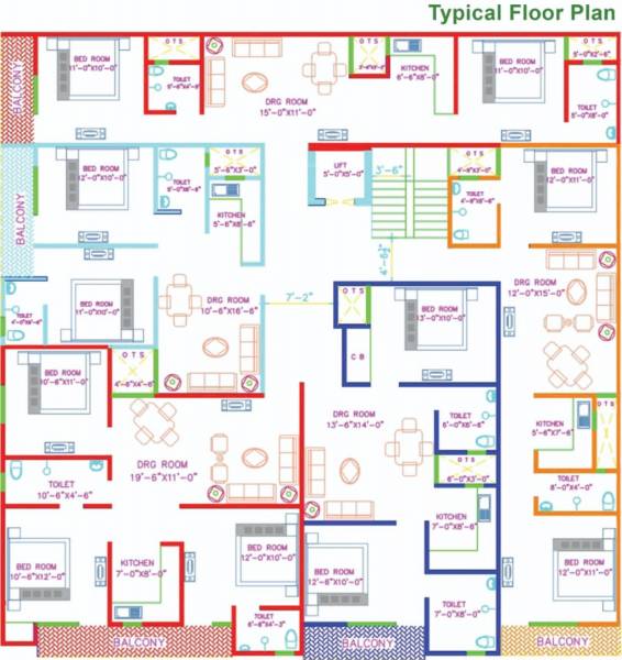Images for Cluster Plan of Kiera Orchid Apartment