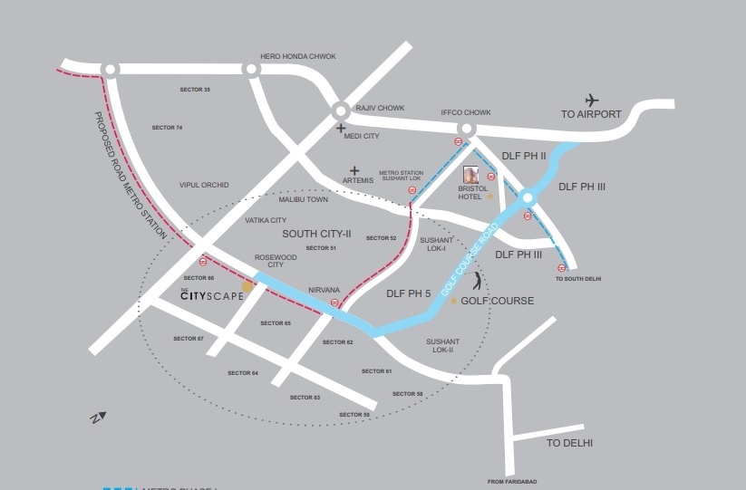  the city scape Location Plan