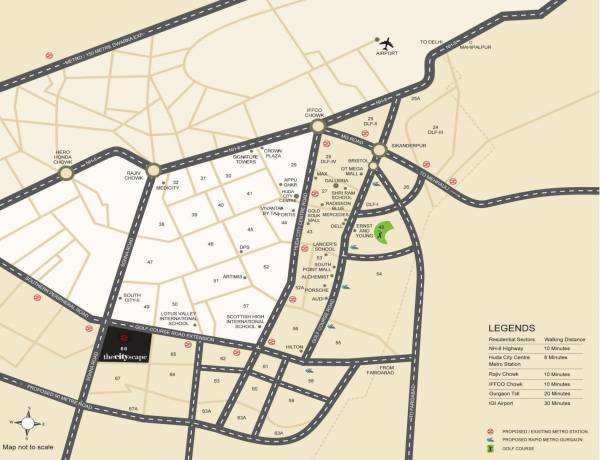 Images for Location Plan of Capital The City Scape
