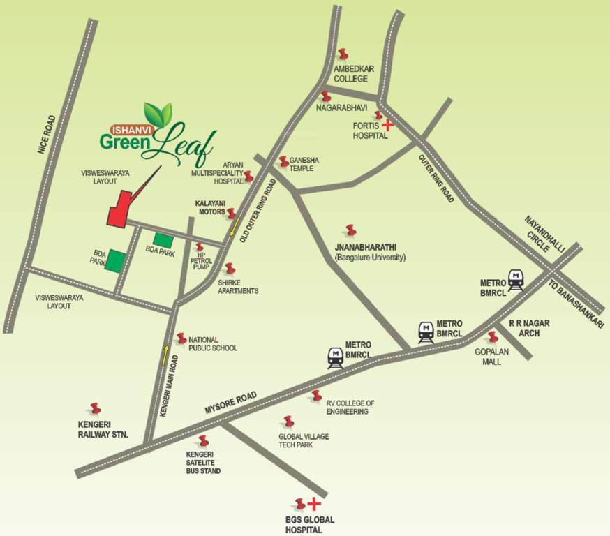  ishanvi green leaf Images for Location Plan of Green Leaf Ishanvi Green Leaf