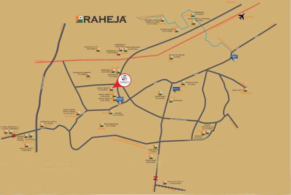 Images for Location Plan of Raheja Trinity Commercial
