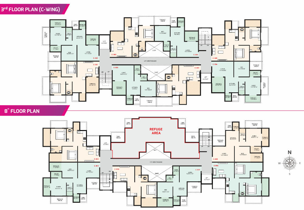  wonder nest C Wing Cluster Plan