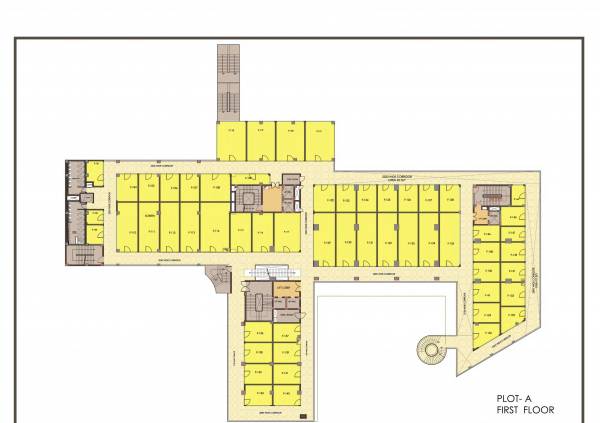  commercial-iris-broadway Cluster Plan for 1st Floor
