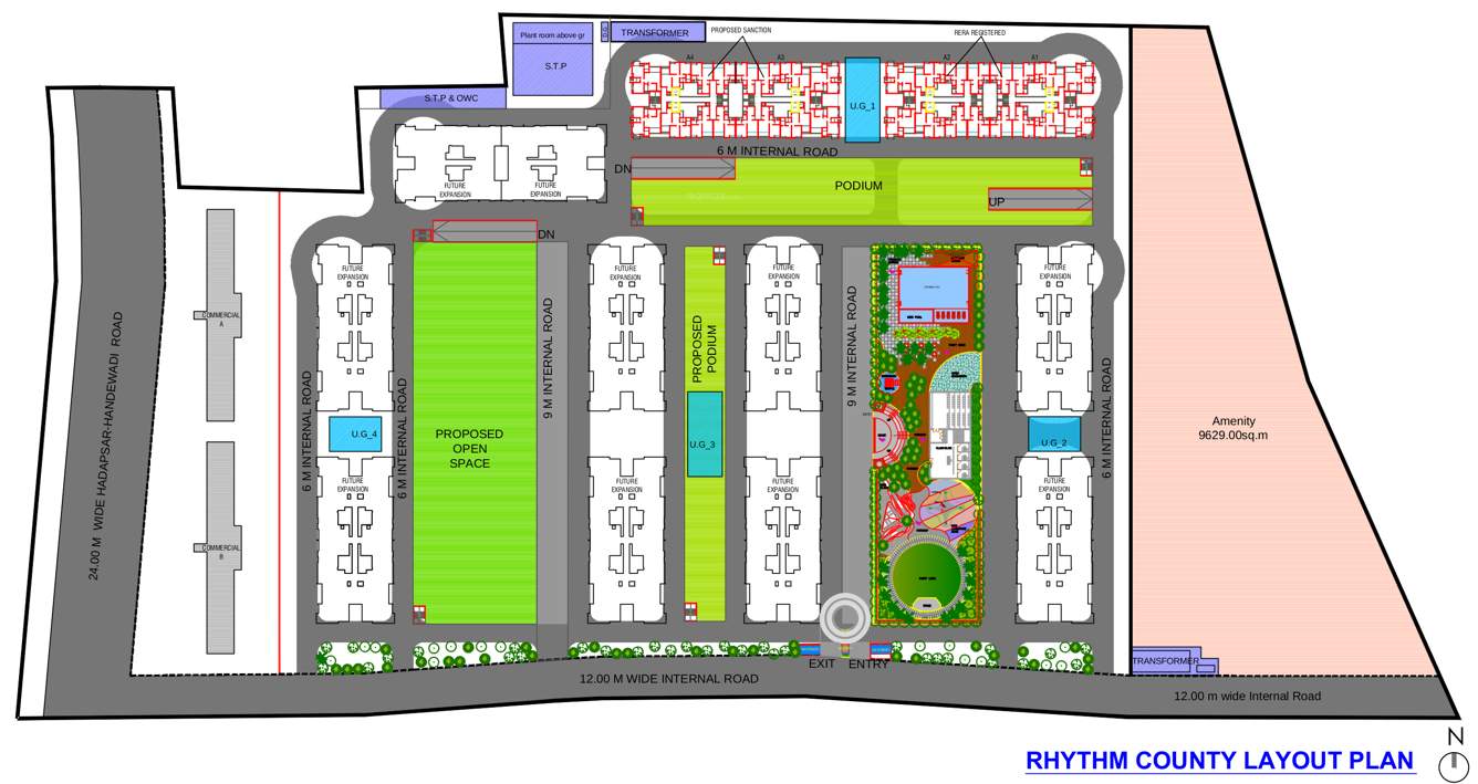 Images for Layout Plan of Majestique Rhythm County Phase 1