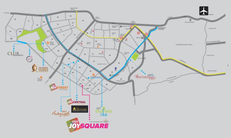 Images for Location Plan of AIPL Joy Square Commercial