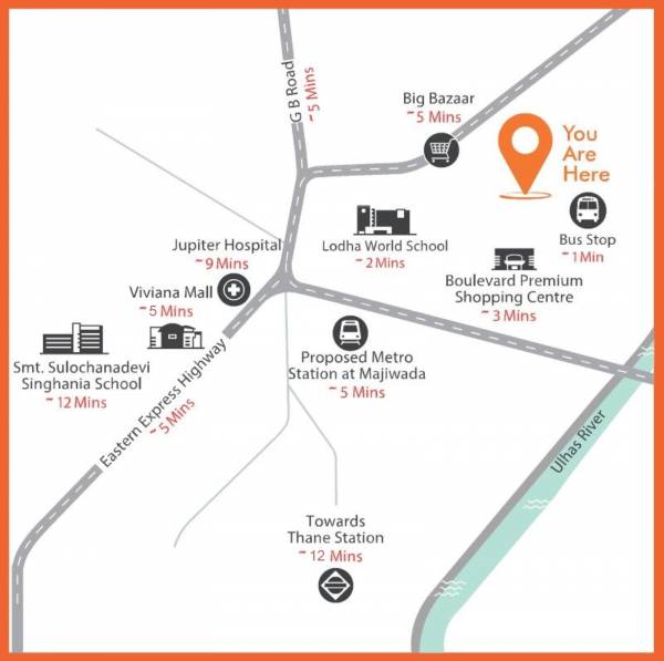  majiwada-tower-5 Location Plan