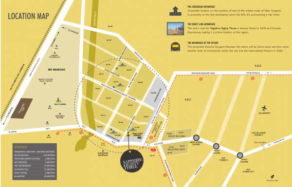 Images for Location Plan of Ameya Sapphire Eightythree