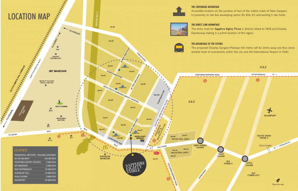 Images for Location Plan of Ameya Sapphire Eightythree