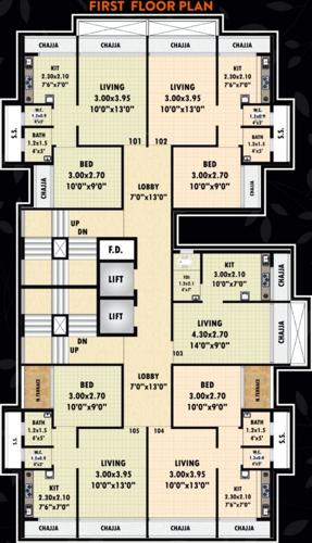 Images for Cluster Plan of Landmark Landmaark Luxuria