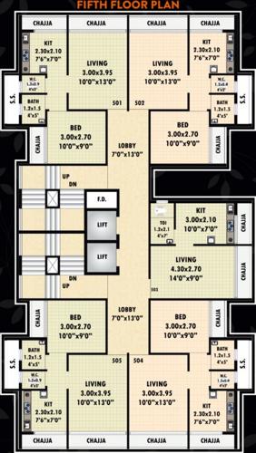Images for Cluster Plan of Landmark Landmaark Luxuria