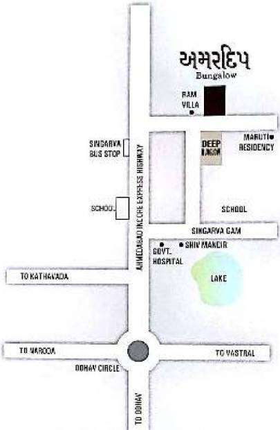 Images for Location Plan of Akul Amardeep Bungalow
