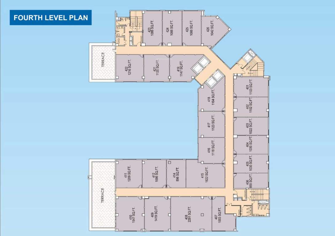  business park Business Park Cluster Plan for 4th Floor