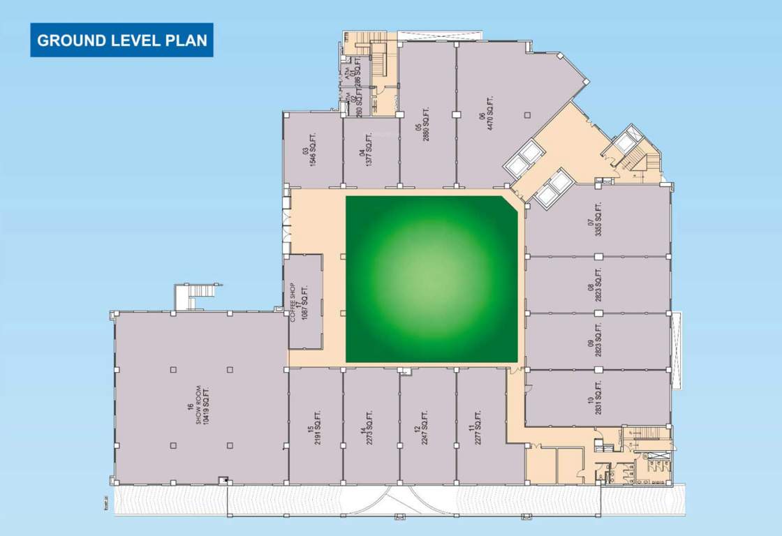  business park Business Park Cluster Plan for ground Floor
