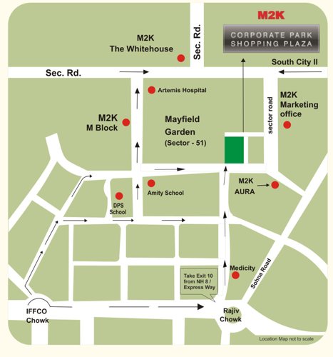 Images for Location Plan of M2K Corporate Park Shopping Plaza