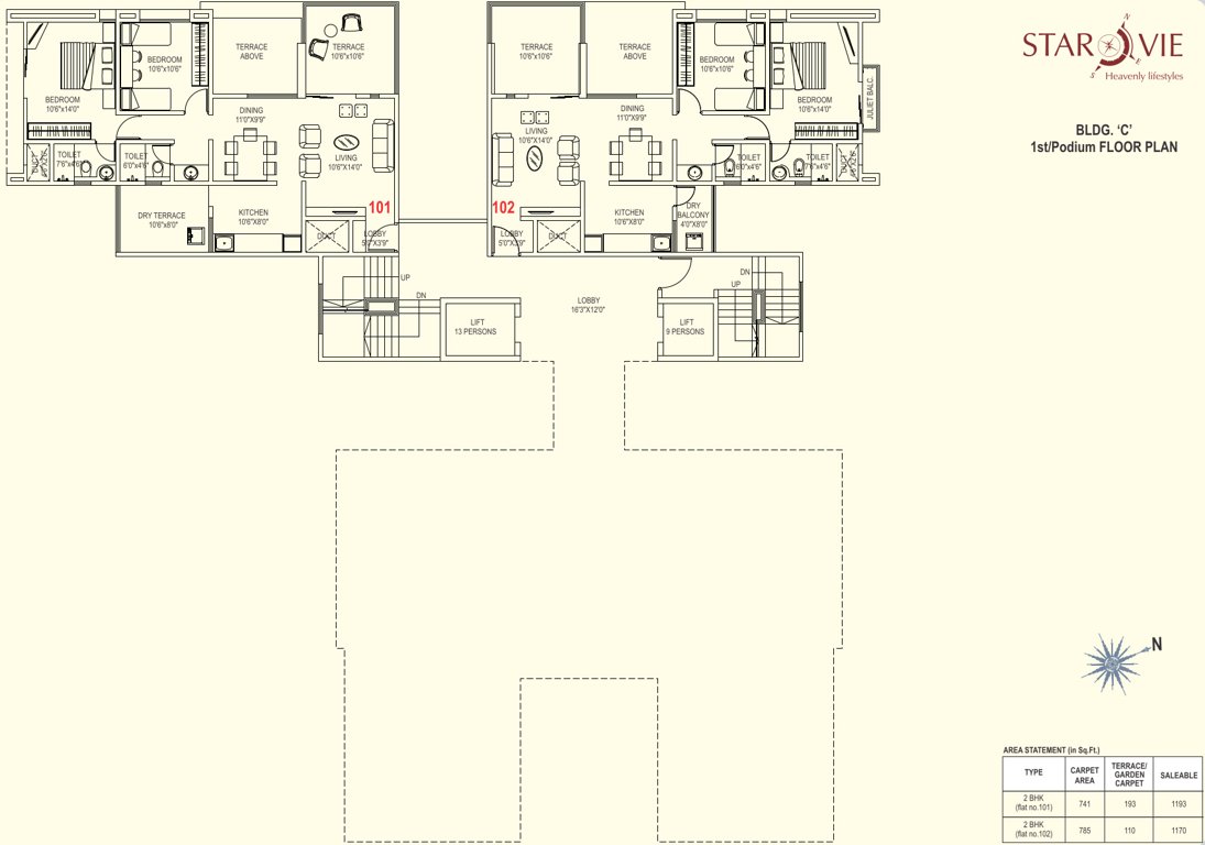  starvie c bulding Starvie C Bulding Cluster Plan for 1st Floor